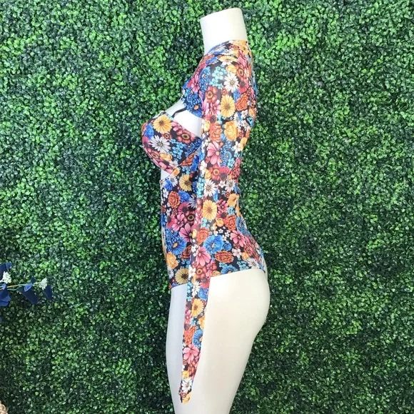 AFRM cut out floral bodysuit nwot - Picture 2 of 5